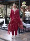 Satarangi Vol 2 By Passion Tree Rayon Kurti With Bottom Dupatta

